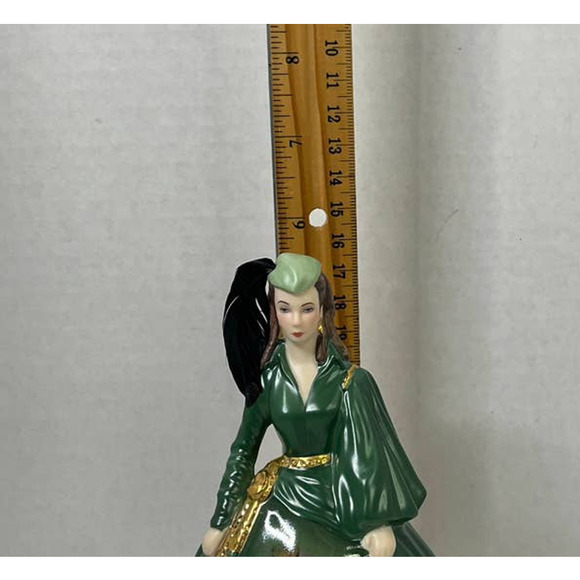 Gone With the Wind Green Velvet Dress Figurine - Picture 7 of 9